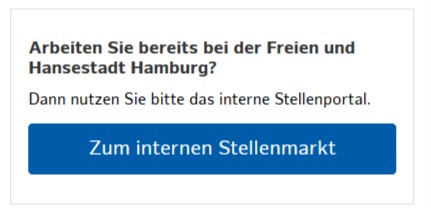 Bild zeigt Link auf den internen Stellenmarkt